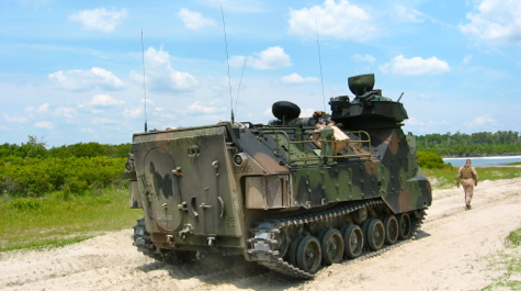 Field work on a marine base
